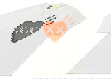 T-shirt KAWS KAWS x Human Made Heart T-Shirt Hvid | XX22TE008, 0