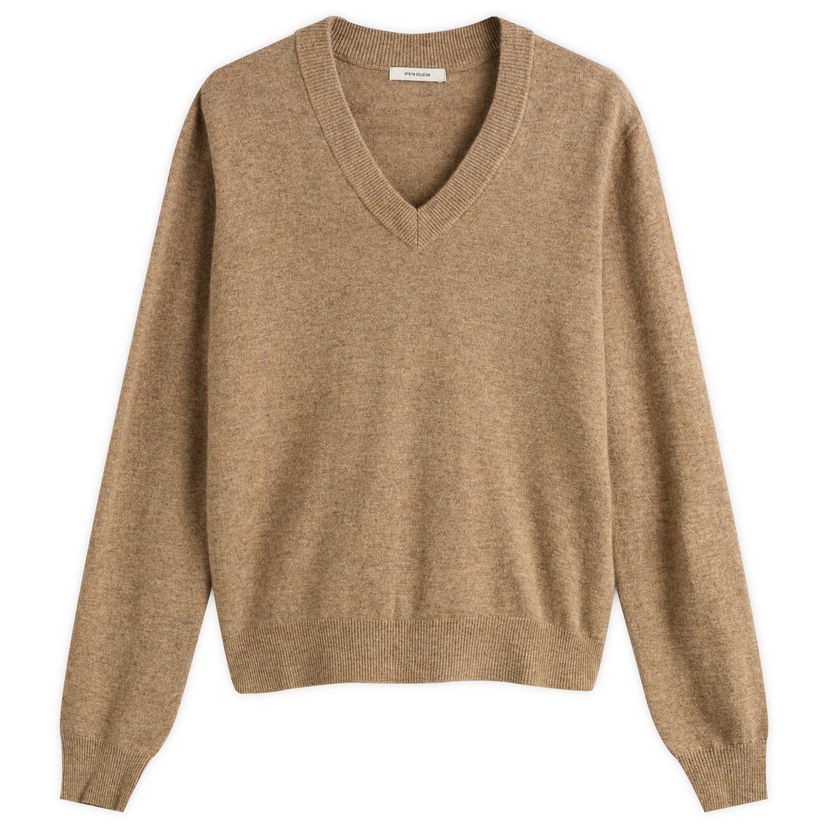 Sweater Entire Studios Entire Studios Knitted V-Neck Jumper, Size Medium Brun | UNU-25-11063-CA