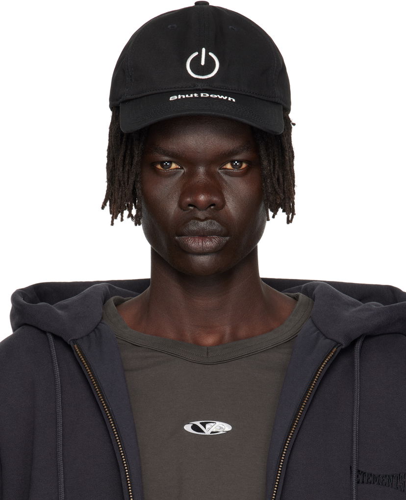 Kasket VETEMENTS VETEMENTS 'Shut Down' Baseball Cap Sort | UH76CA790B