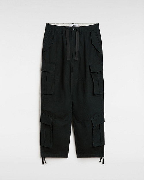 Cargo bukser Vans Premium Baggy Cargo Trousers Sort | VN000HMYD6P