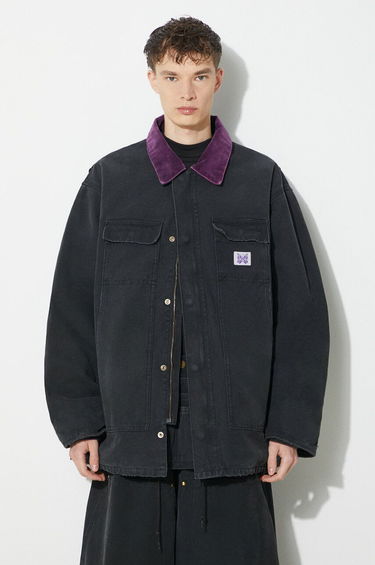 Jakke Needles Lumberjack Oversized Jacket Sort | NS157, 0