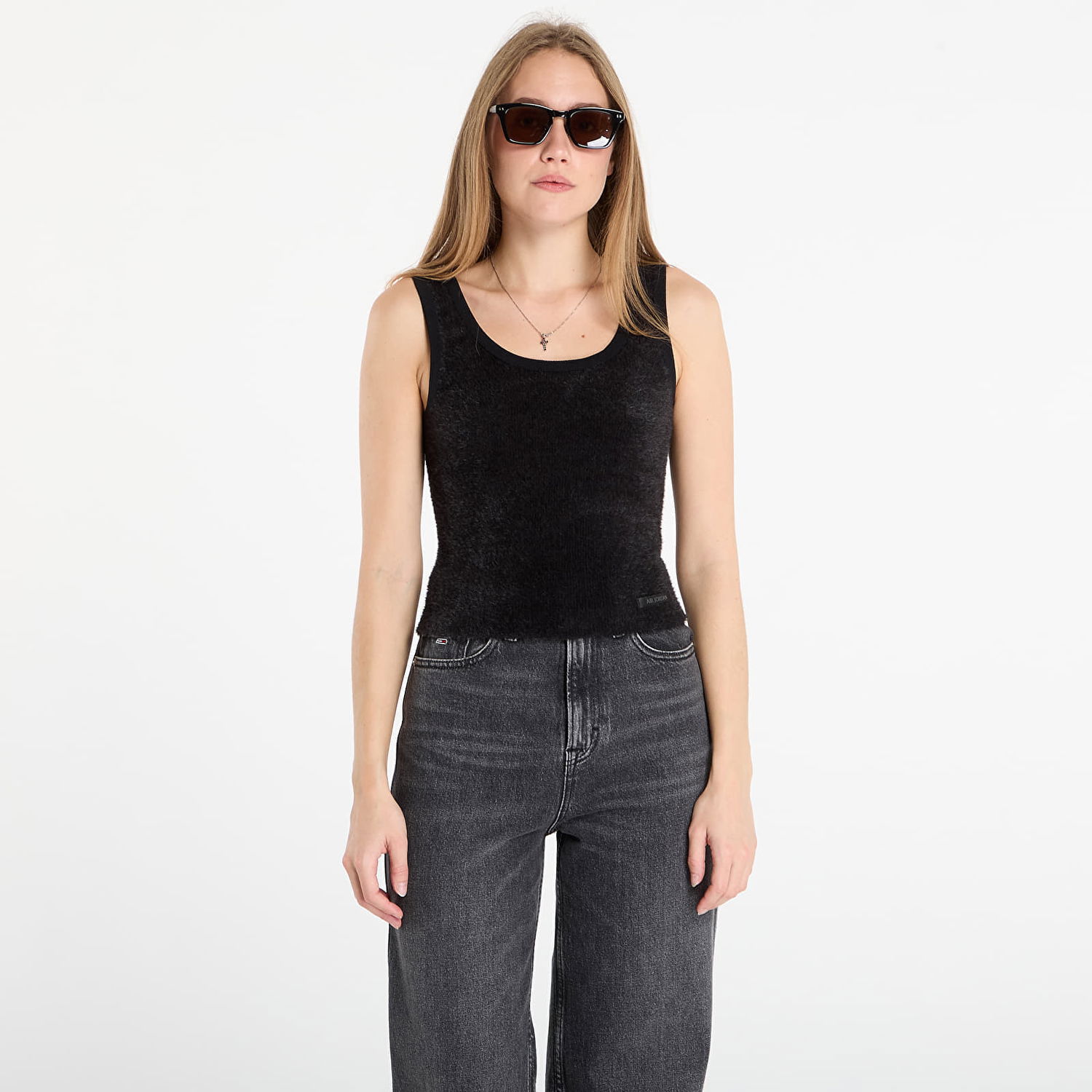 Tanktop Jordan Air Jordan Women's Fuzzy Tank Top Sort | HQ9171-010, 0