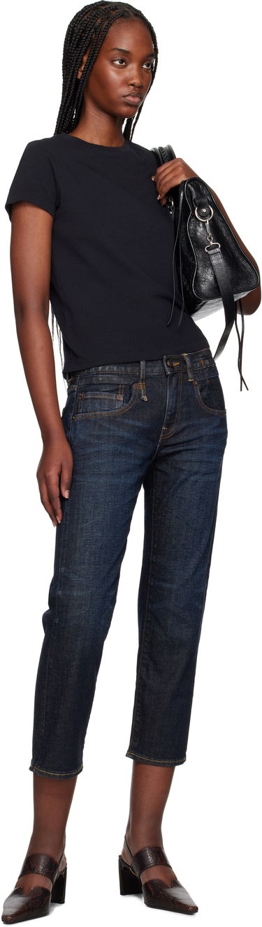 Jeans R13 R13 Boy Straight Cropped Jeans Blå | R13W0091-D099A, 3