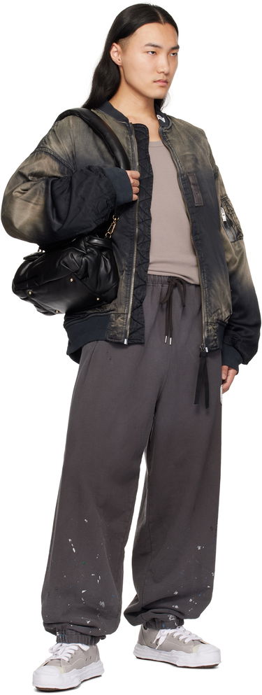 Bomberjakke Maison MIHARA YASUHIRO MIHARA YASUHIRO Distressed Flight Bomber Jacket Sort | J13BL151, 3