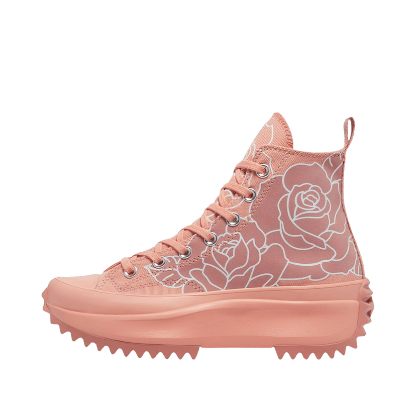 Sneakers og sko Converse Run Star Hike Natasha Cloud Floral Pink Quartz W Lyserød | 571877C