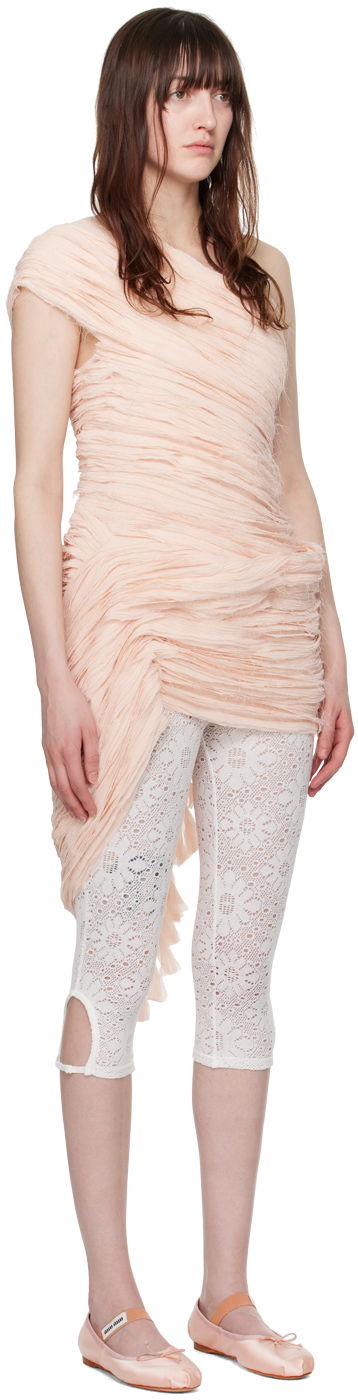 Kjole Collina Strada Collina Strada Whirl Draped Minidress Lyserød | XX4008, 1