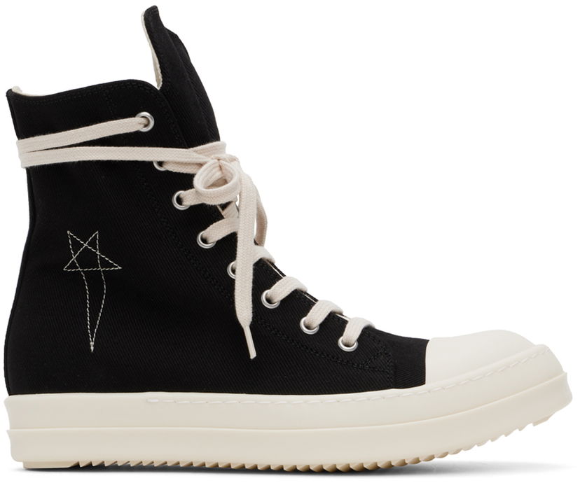 Sneakers og sko Rick Owens Rick Owens DRKSHDW Porterville High-Top Sort | DS02D2800 DOEM9