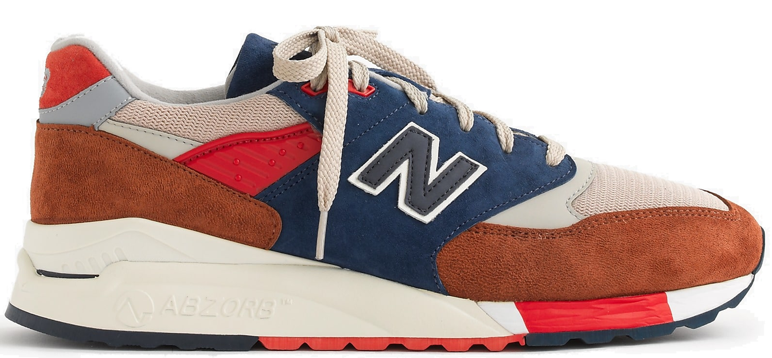 Sneakers og sko New Balance J. Crew x 998 "Hilltop Blues" Mørkeblå | M998HTB, 0