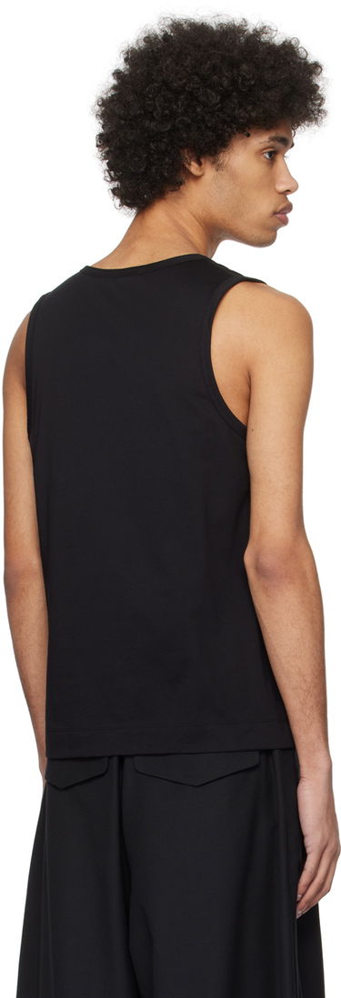 Tanktop Simone Rocha Simone Rocha Double-Pleated Tank Top Sort | 5234 0553, 2