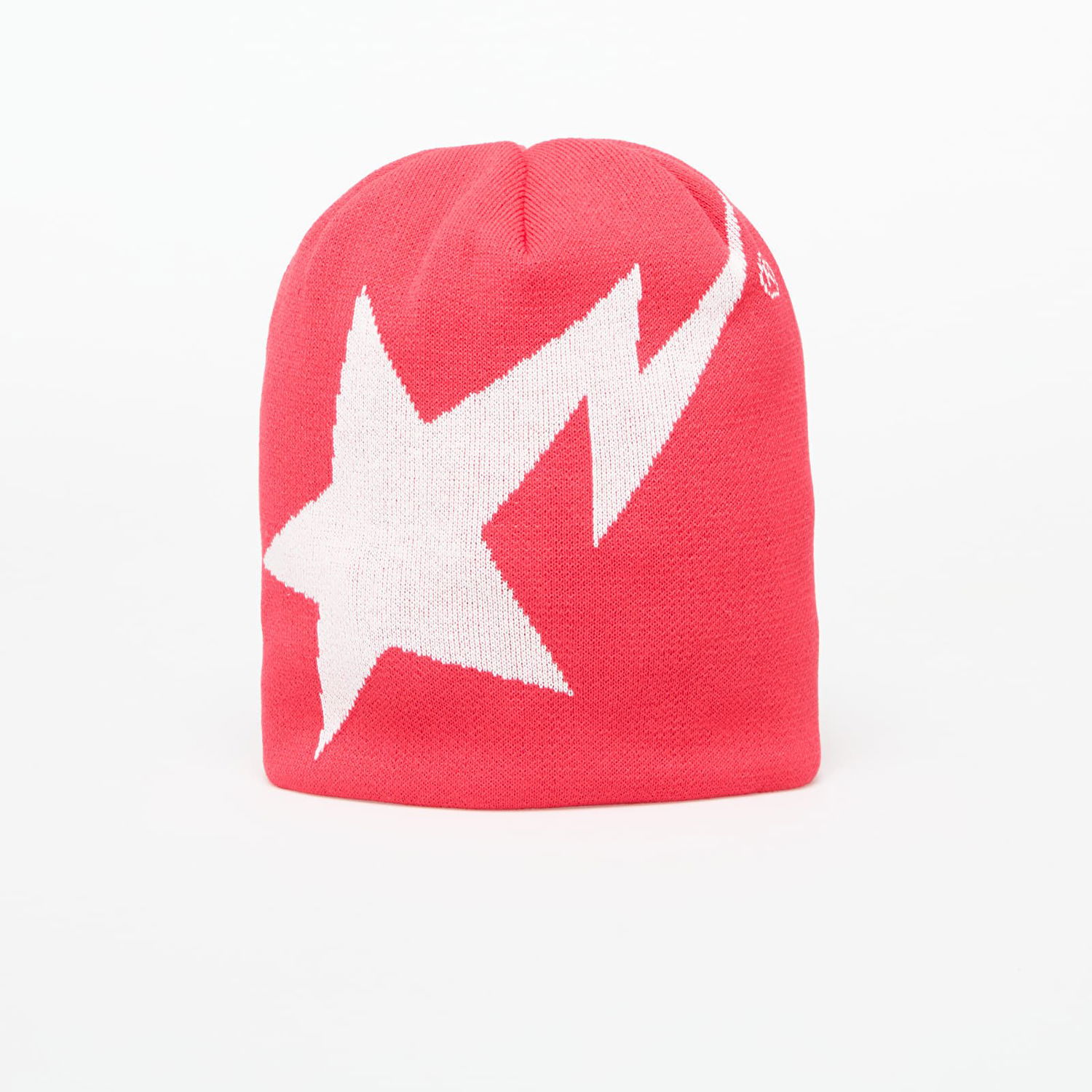 Beanie BAPE A BATHING APE Sta Knit Cap Lyserød | 001HTL301004MRED, 0