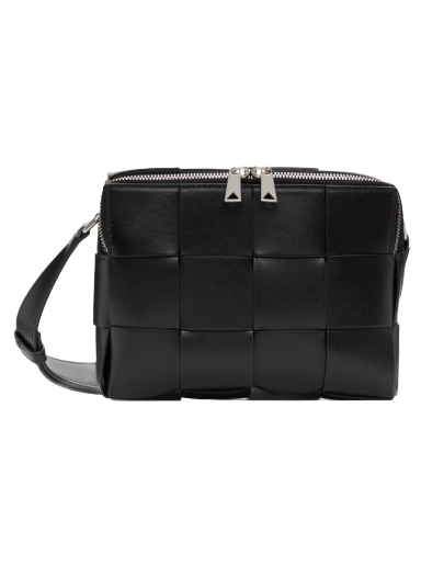 Skuldertaske Bottega Veneta Cassette Camera Bag Sort | 730027 VB1K0