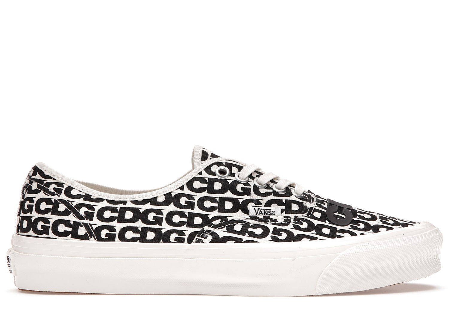 Sneakers og sko Vans Authentic Comme des Garcons Black Heel Tab (Curved Rubber) Sort | VN0A4BV9SHM, 0