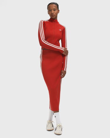 Sweater adidas Performance Adicolor Slim-Fit Knitted Track Top Rød | JY2598, 2
