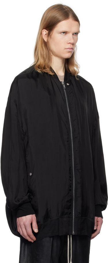 Bomberjakke Rick Owens Rick Owens Hollywood Peter Flight Bomber Jacket Sort | RU01E5793 J, 1
