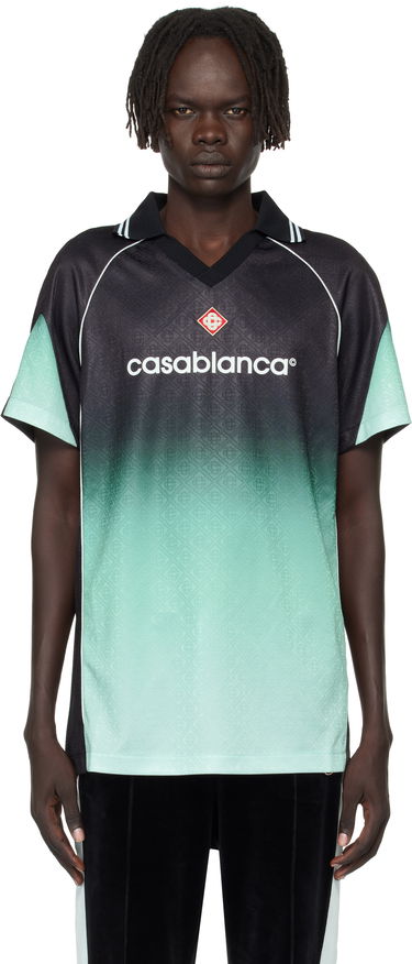 Jersey Casablanca Casablanca Monogram Football Jersey Grøn | U-MPF25-JTP-375-01, 0