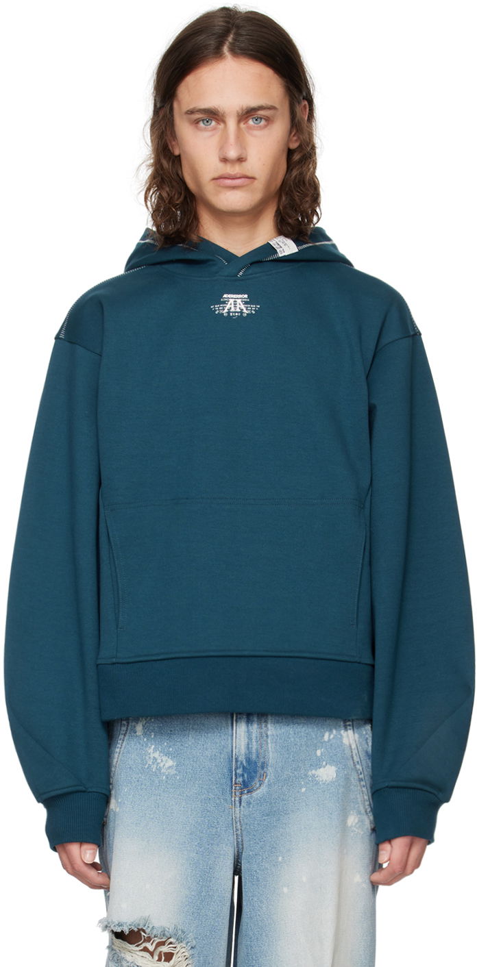 Sweatshirt ADER ERROR Nolc Hoodie Blå | BN01SSHD0102TQ, 0