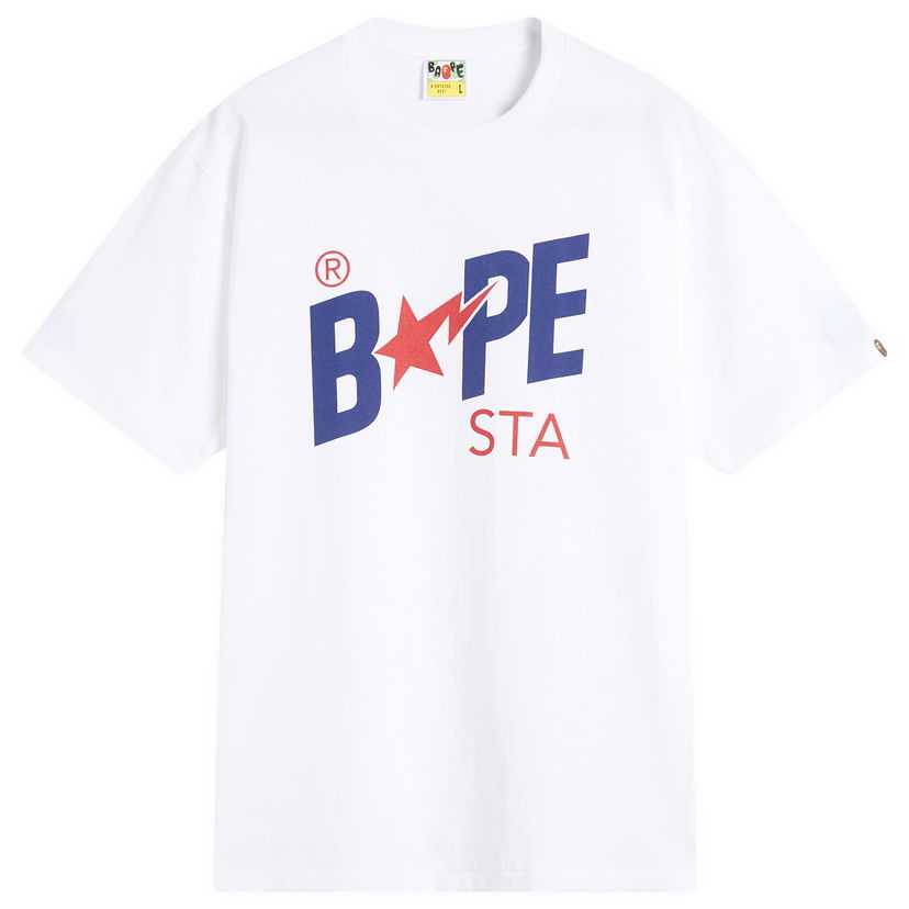 T-shirt BAPE Bathing Ape Colors Bape Sta T-Shirt, Large Hvid | 001TEL301022M-WHT