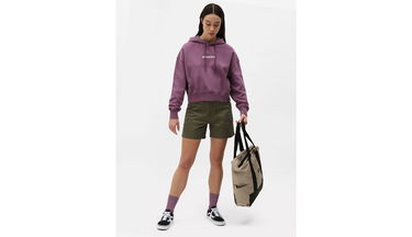 Sweatshirt Dickies Loretto Hoodie Lyserød | DK0A4XBOB65, 2