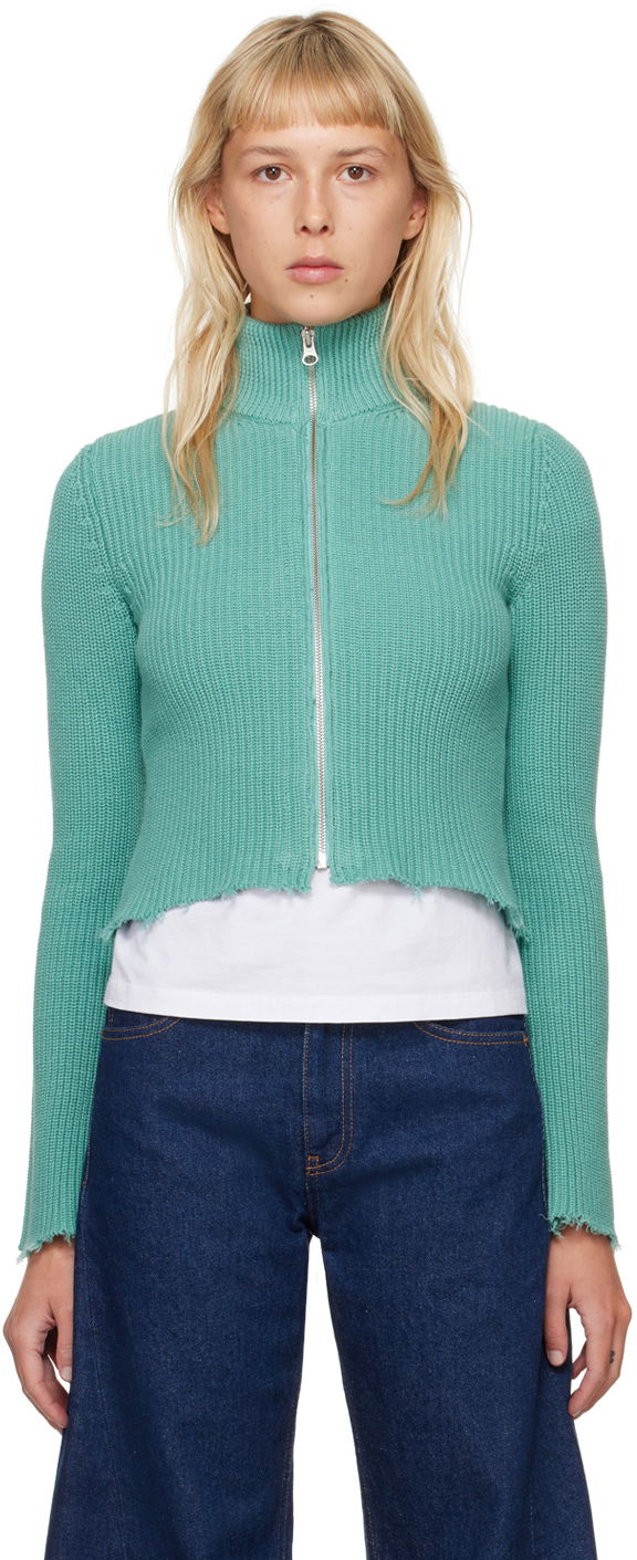 Sweater Maison Margiela MM6 Camionneur Sweater Grøn | S52AM0284 S18449, 0
