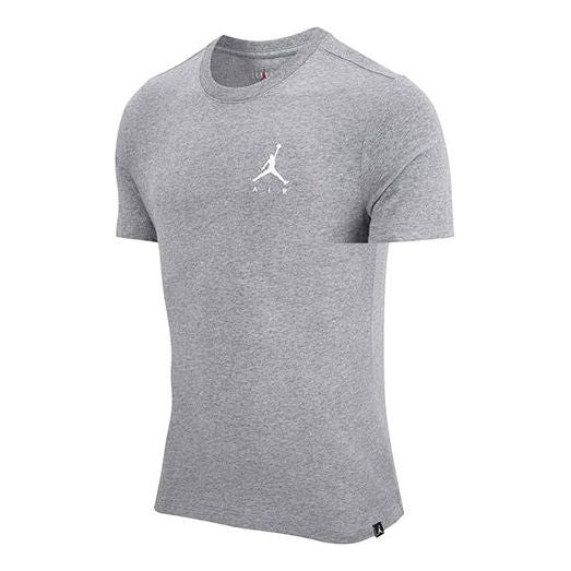 T-shirt Jordan Jordan Jumpman Logo Embroidered Knit T-Shirt Grå | DA6800-091