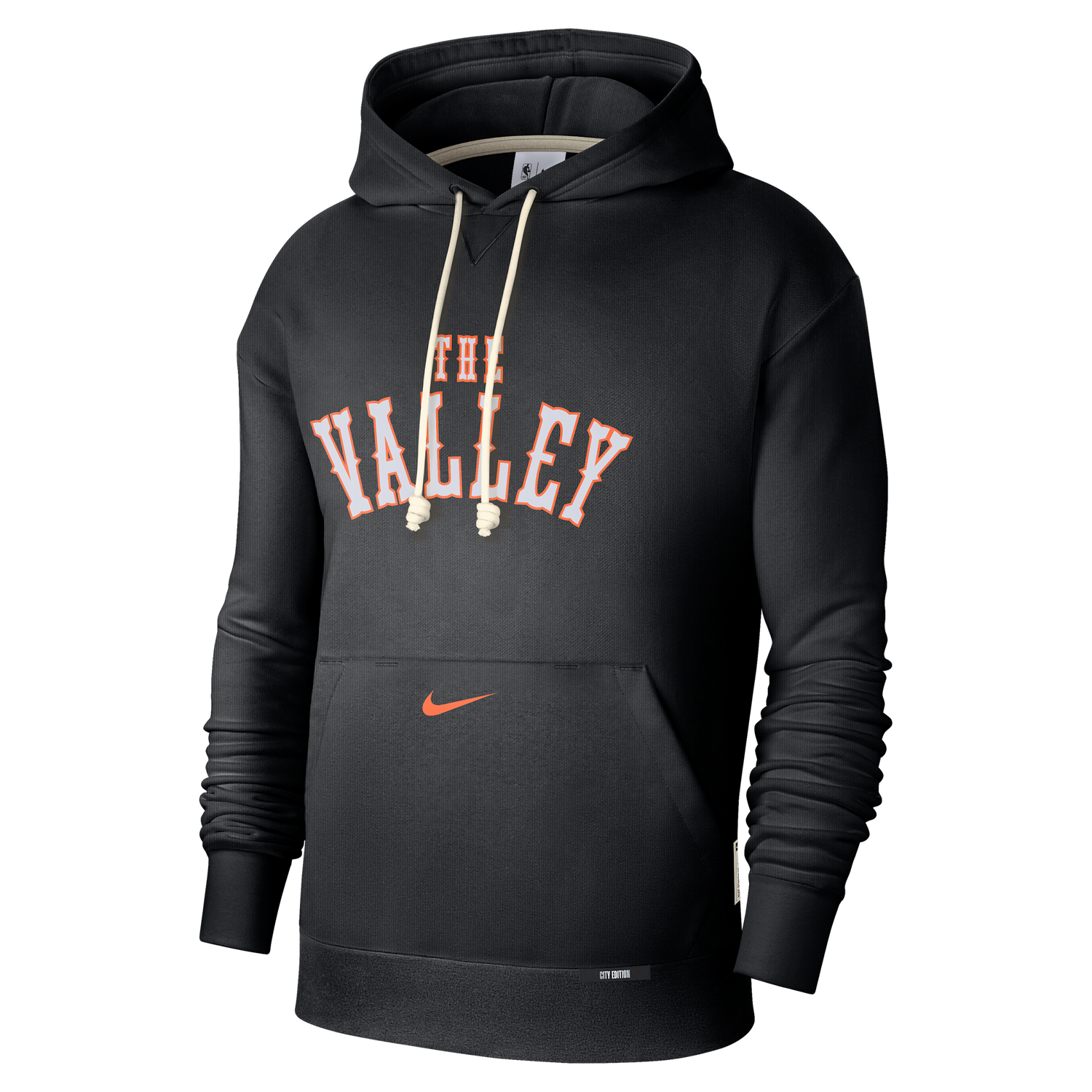 Sweatshirt Nike Dri-FIT NBA Courtside Phoenix Suns City Edition Hoodie Sort | FZ0494-010, 0