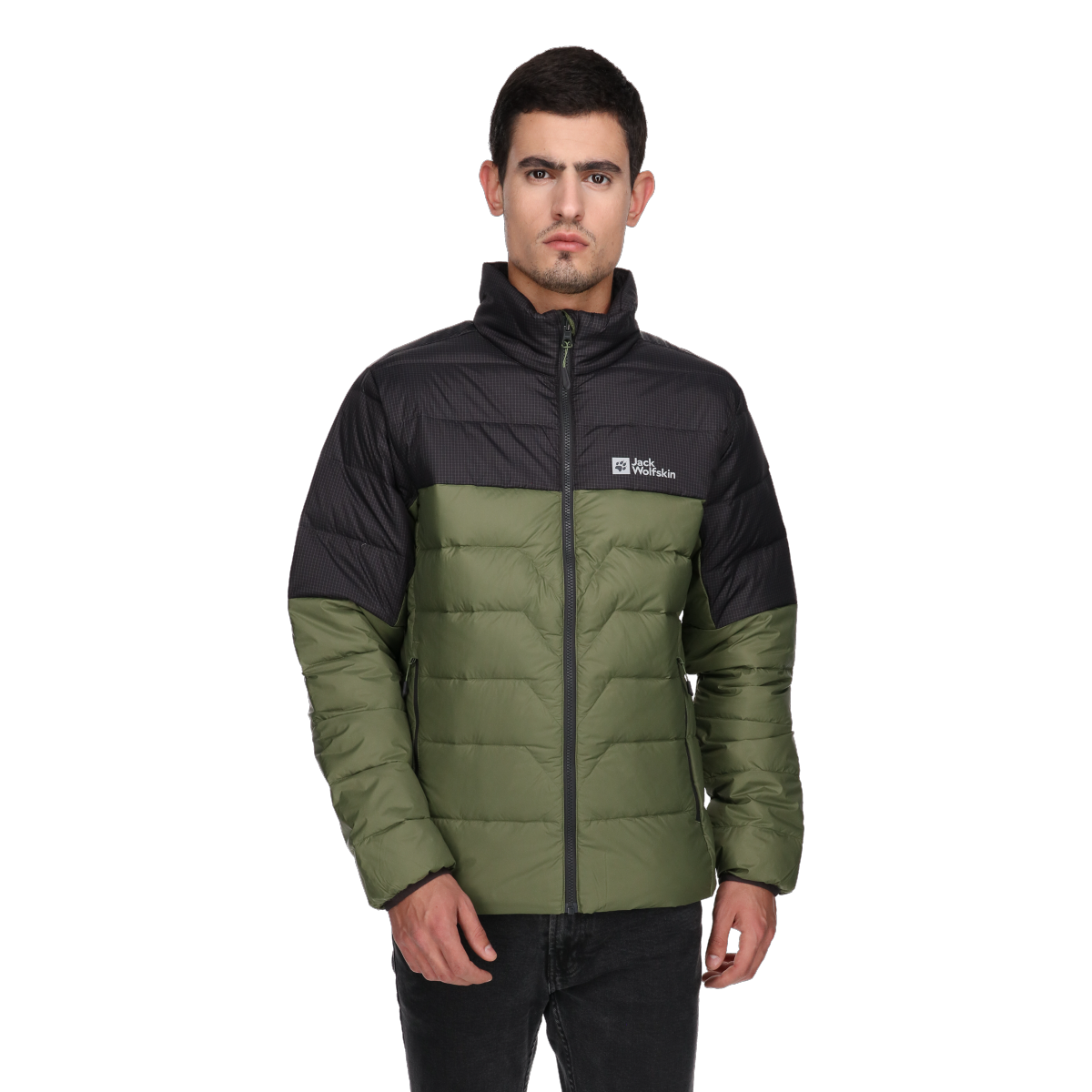 Puffer jakke Jack Wolfskin DNA TUNDRA Padded Jacket Grøn | 1206622-4129, 0