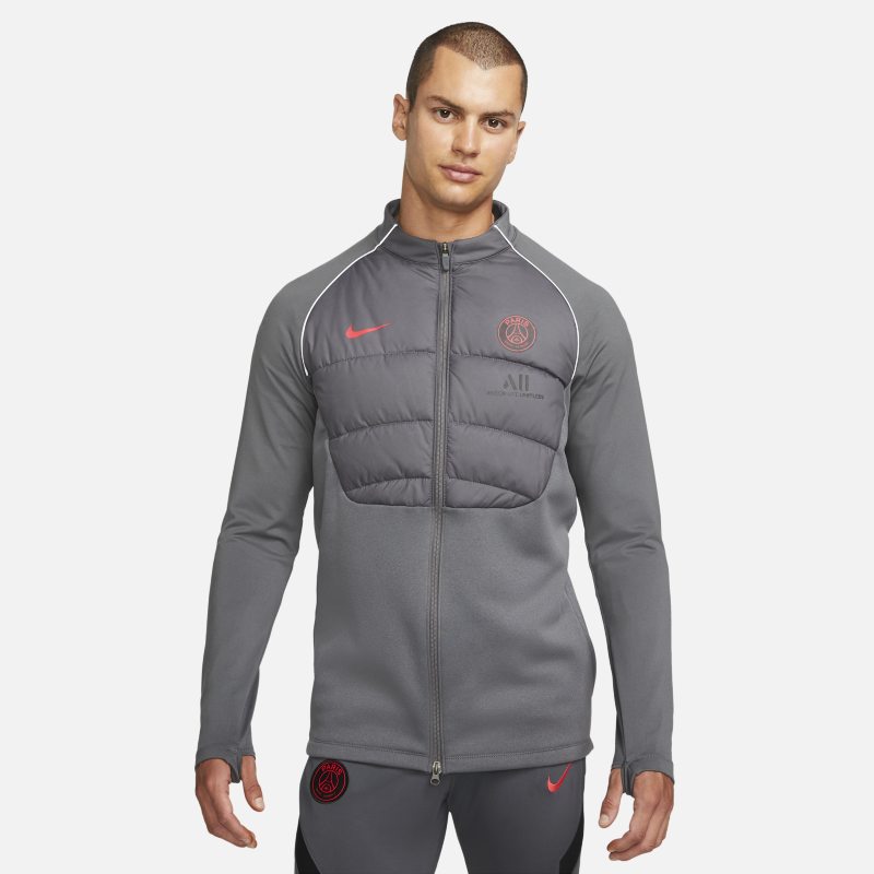 Puffer jakke Nike Paris Saint-Germain Strike Winter Warrior Grå | DN4953-026