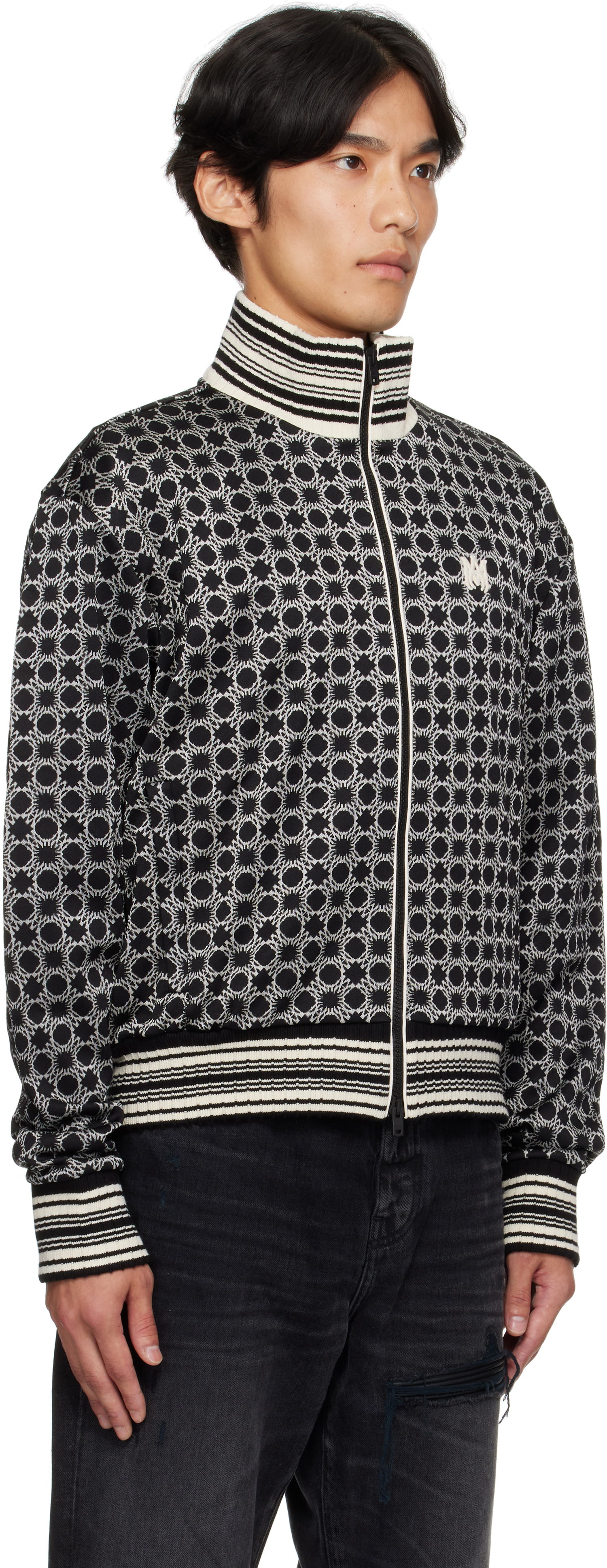 Jakke AMIRI AMIRI MA Quad Track Jacket Sort | AMOUTJ1010, 1