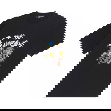 T-shirt Balenciaga Small Fit Tee Sort | 670943 TLVG7 0100, 1