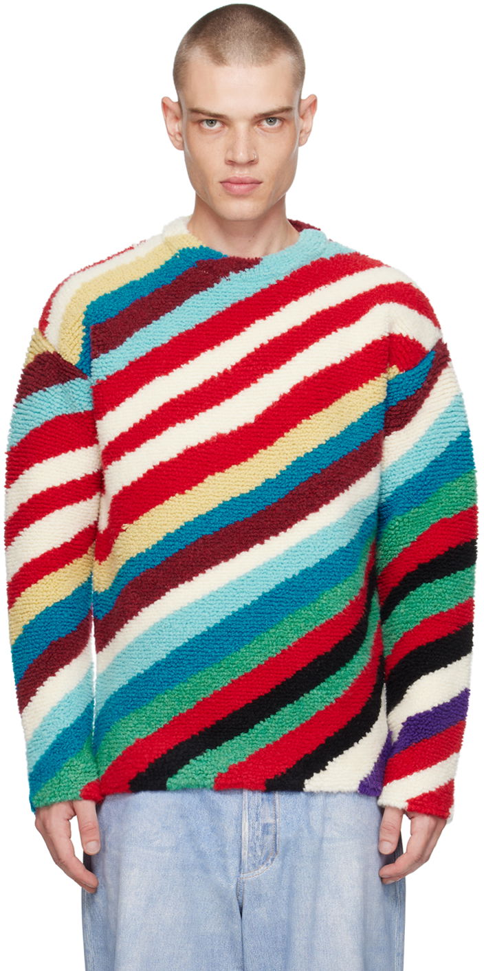 Sweater Bottega Veneta Striped Sweater Flerfarvet | 791666-V4AH0-8383