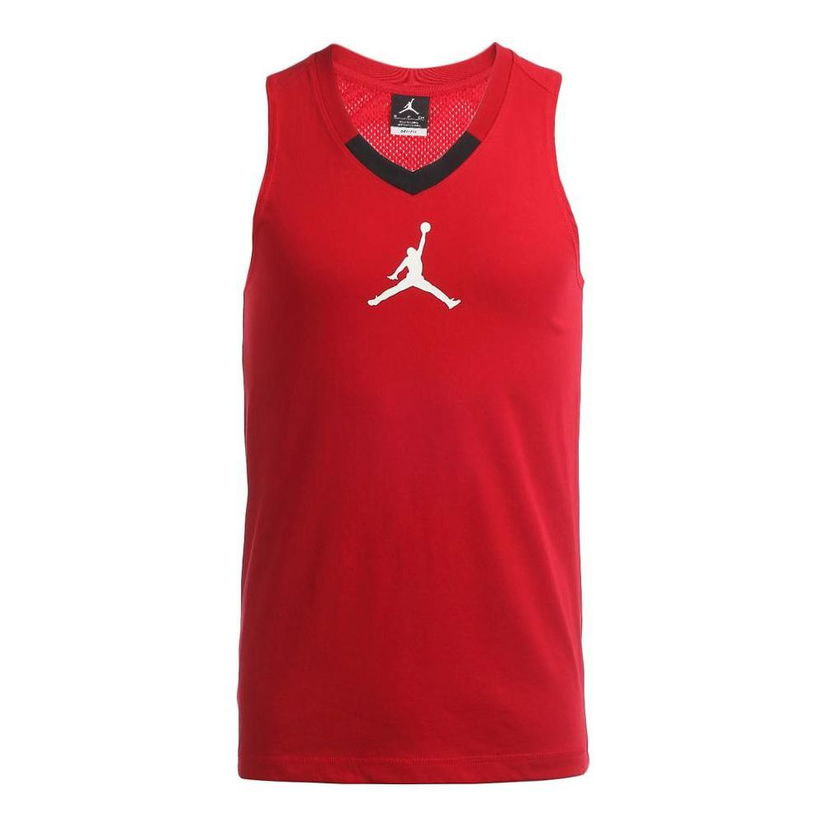 Tanktop Jordan Rise 4 Basketball Jersey Rød | 683998-687