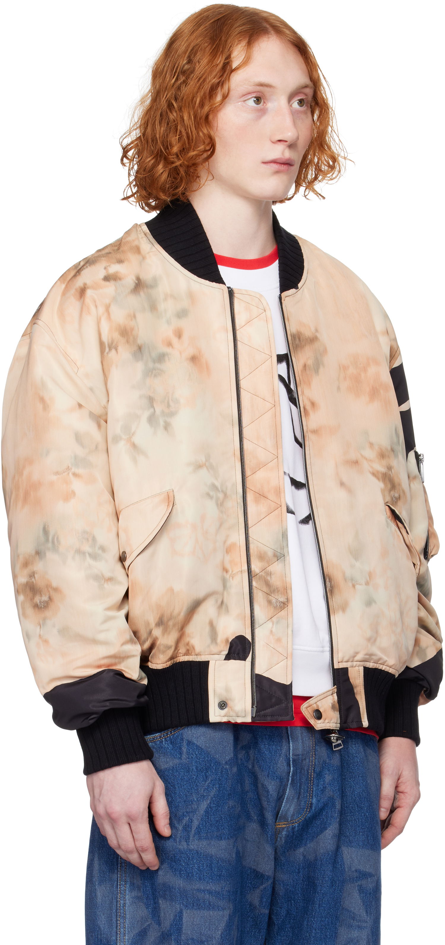 Bomberjakke Vivienne Westwood Vivienne Westwood Bernardo Bomber Jacket Beige | 33040004-W012C-, 1
