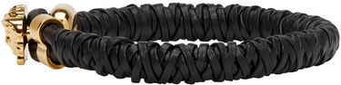 Armbånd Versace Versace Woven Medusa Bracelet Sort | DG06691 DMTN, 2