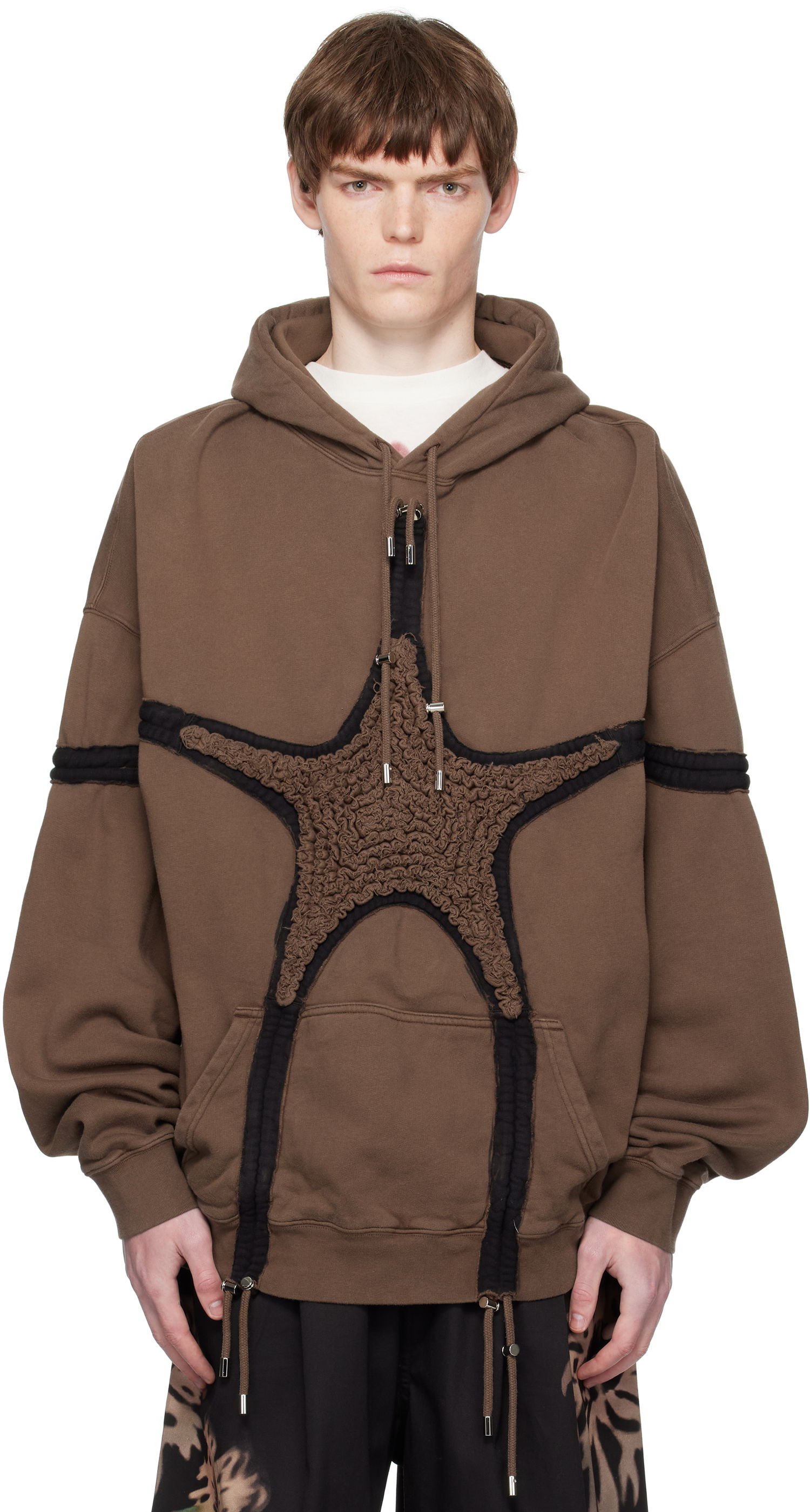 Sweatshirt Collina Strada Collina Strada Soft Star Hoodie Brun | XX8002, 0