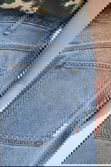 Shorts Human Made Human Made Denim Shorts Blå | HM29PT017, 3