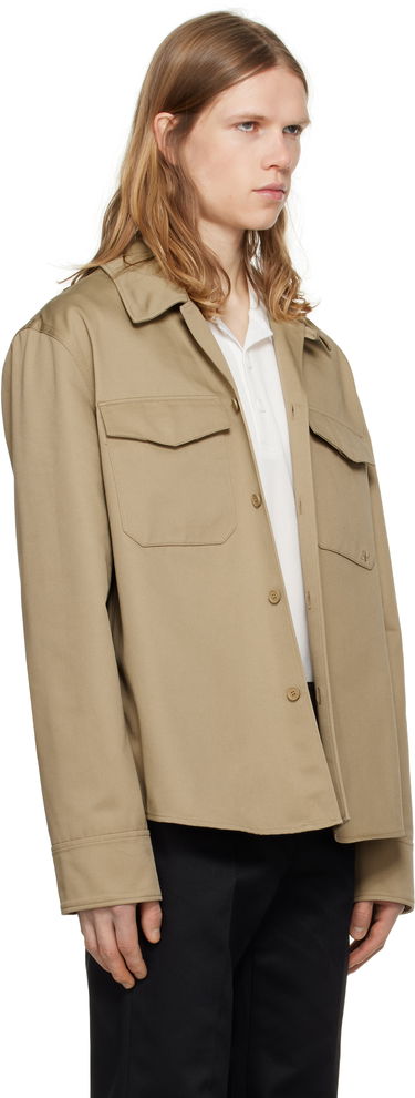 Jakke Courrèges Courrèges Utility Overshirt Beige | 125CCH083PL0178, 1