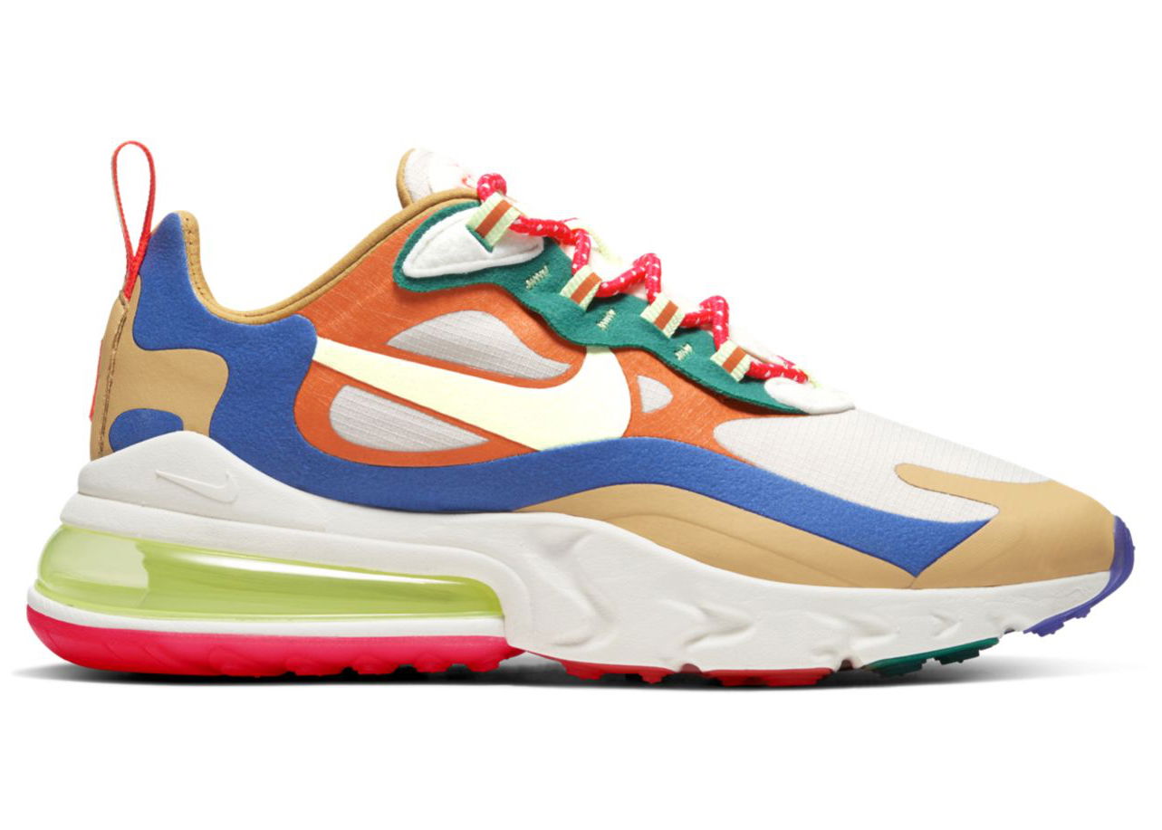 Sneakers og sko Nike Air Max 270 React Multi Color W Beige | CQ4805-071, 0