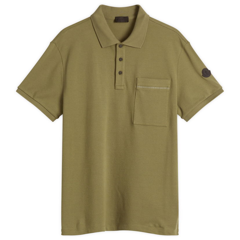 Polo skjorte Moncler Moncler Cotton Piquet Polo Shirt, Size X-Small Grøn | 8A000-09-89A16-82G