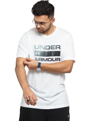 T-shirt Under Armour Team Issue Wordmark SS Tee Hvid | 1329582-100