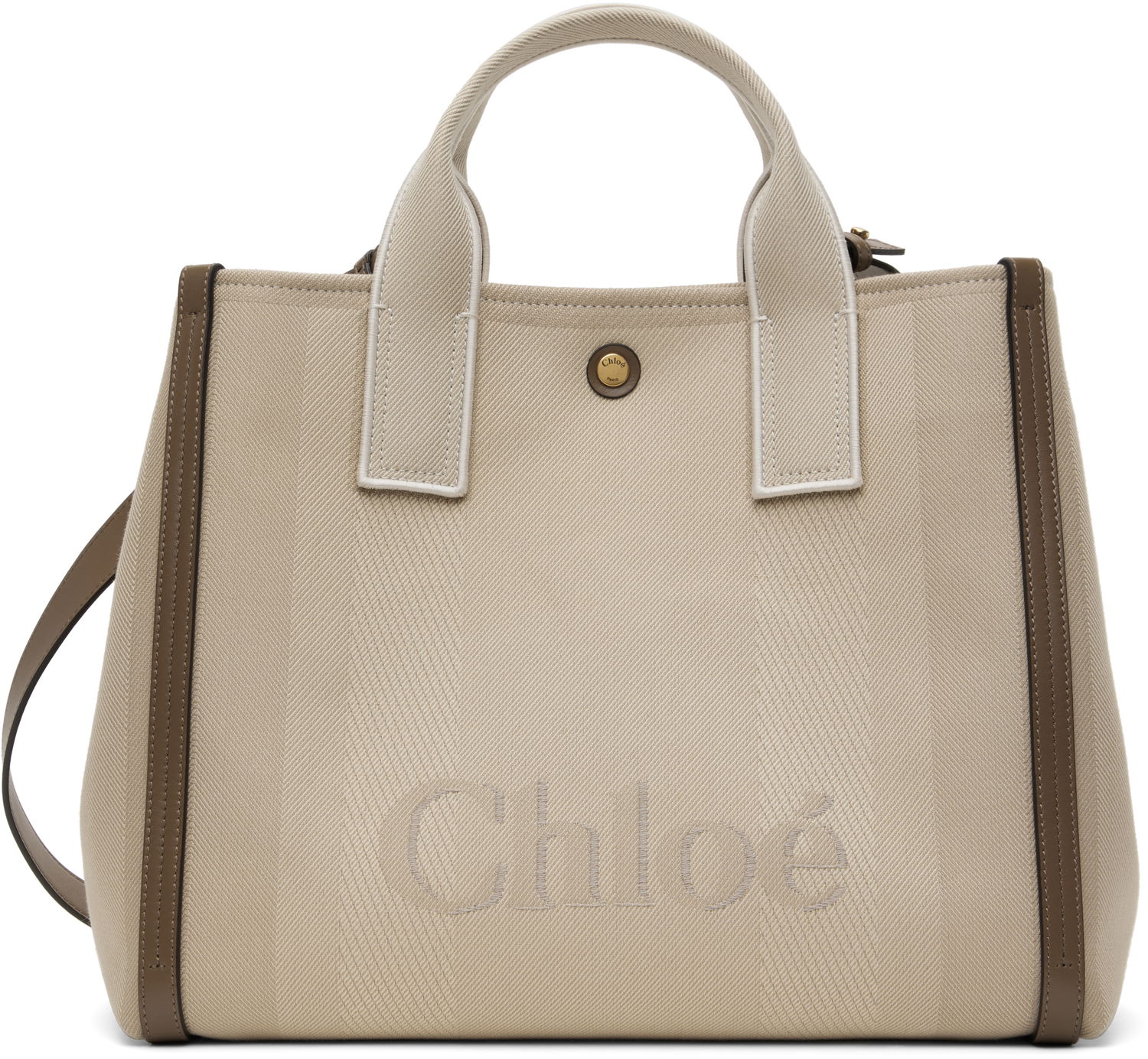 Mulepose CHLOÉ Chloé 'Chloé Carry' Tote Bag Beige | CHC25SS910O65, 0