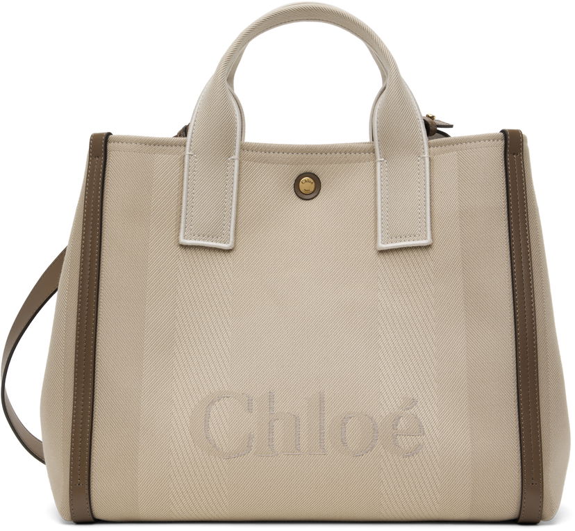 Mulepose CHLOÉ Chloé 'Chloé Carry' Tote Bag Beige | CHC25SS910O65