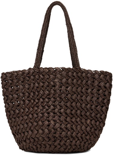 Mulepose The Row The Row Estelle Woven Tote Brun | W1655-W756, 0