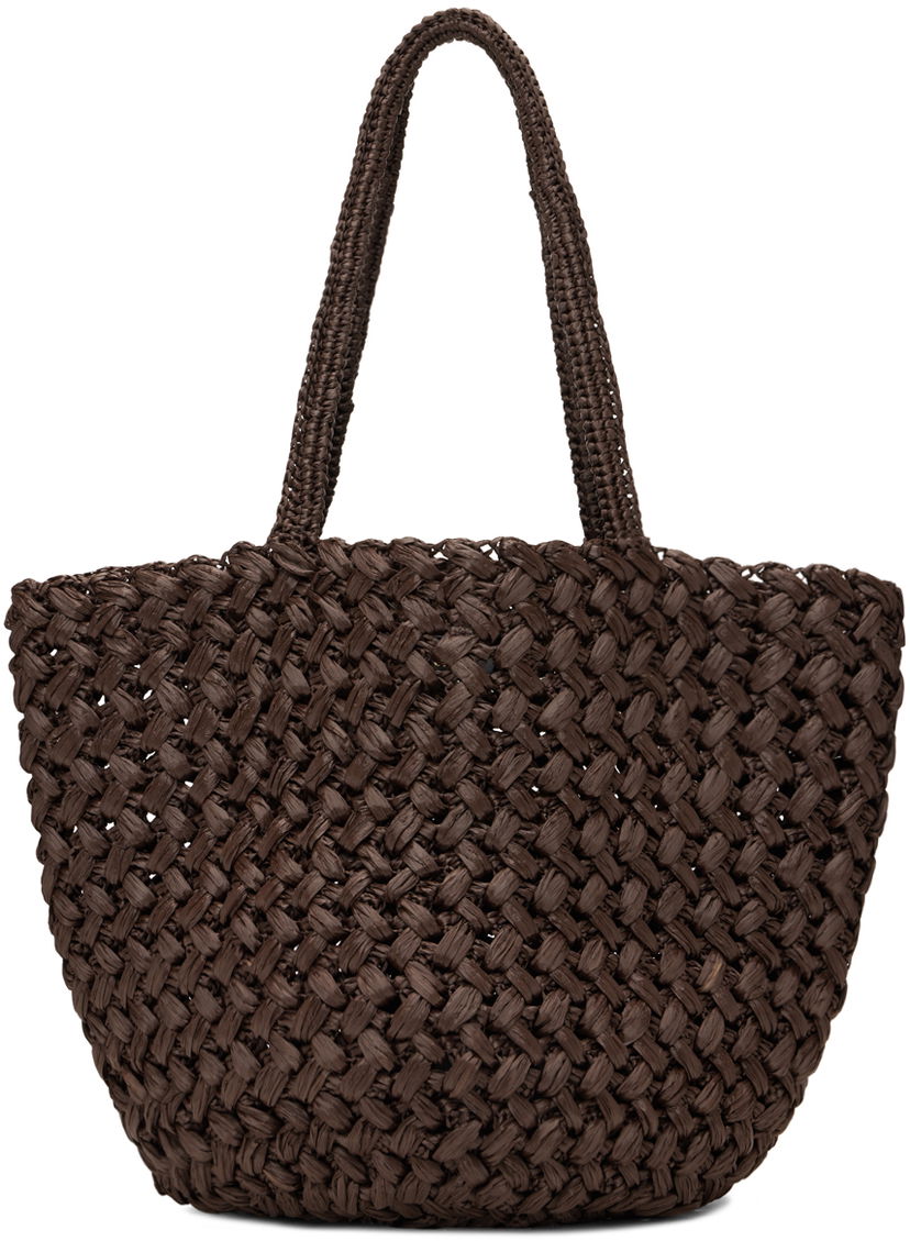Mulepose The Row The Row Estelle Woven Tote Brun | W1655-W756