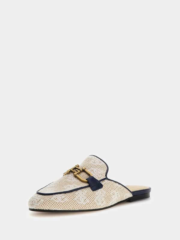 Tøj GUESS Bommiya 4G Logo Loafers Flerfarvet | FLGBO2FAL14, 0