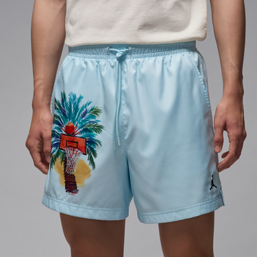 Shorts Jordan Jordan Essentials Poolside Basketball Print Shorts Blå | IB7276-474, 3