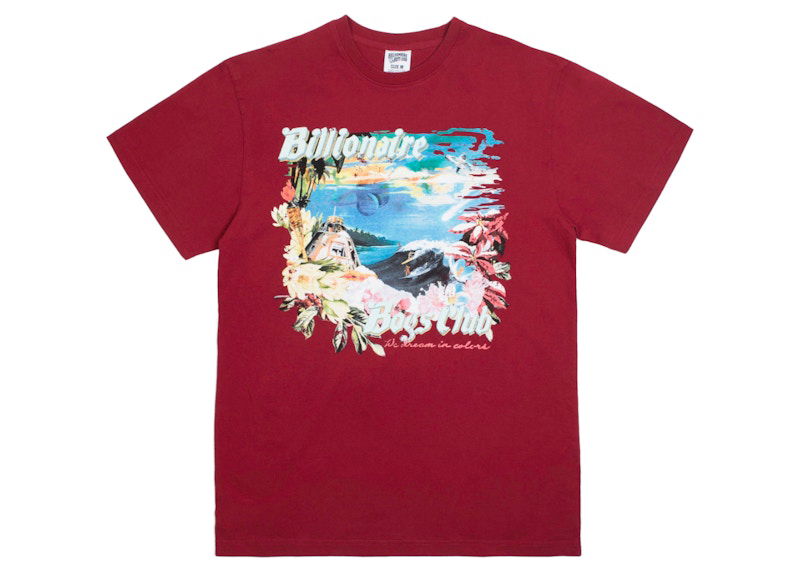 T-shirt BILLIONAIRE BOYS CLUB Billionaire Boys Club Island Knit T-Shirt Rød | 8919310RED