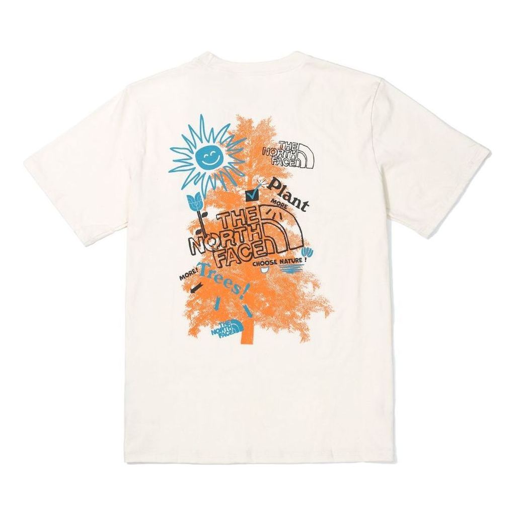 T-shirt The North Face Short Sleeve Earth Day T-Shirt Hvid | NF0A812D-AI0, 0