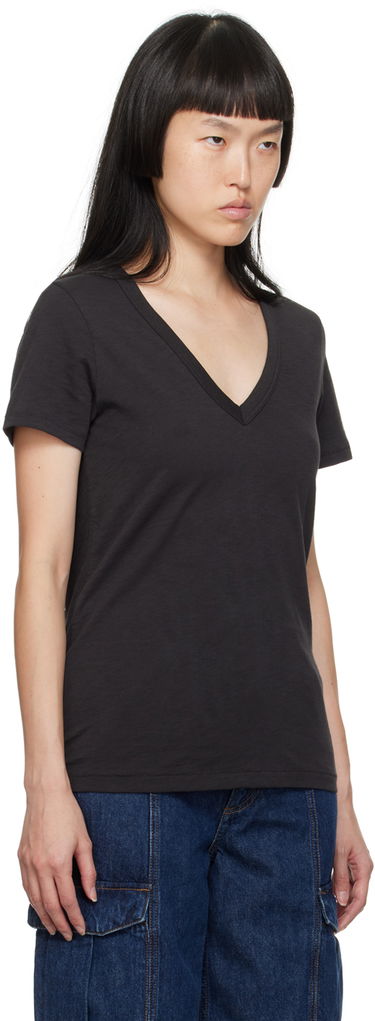 T-shirt rag & bone Rag & Bone 'The Slub' V-Neck T-Shirt Sort | W272C34CH, 1