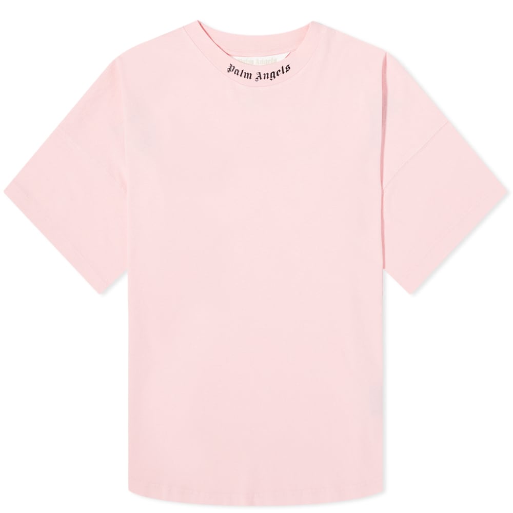 T-shirt Palm Angels Classic Logo Over Tee Lyserød | PWAA023C99JER0013410, 0