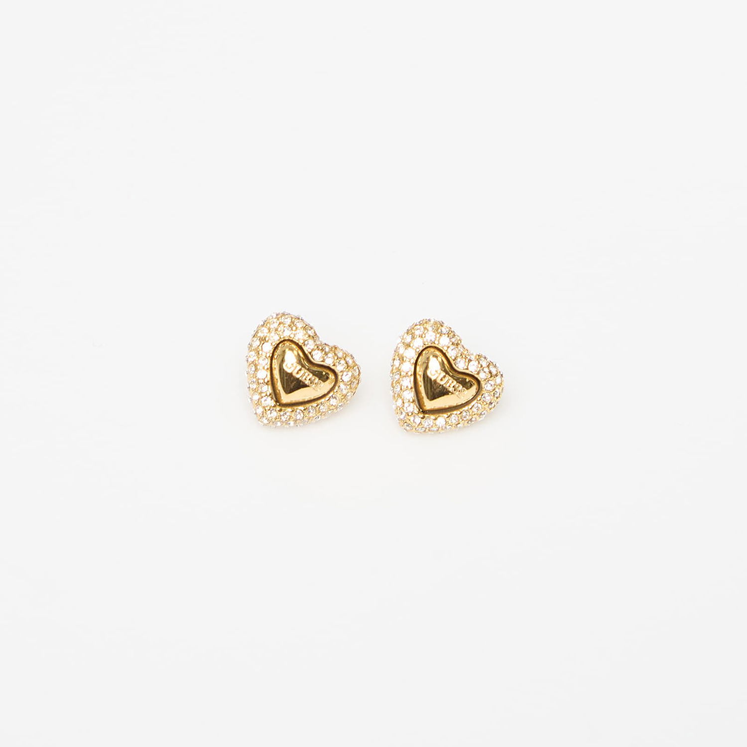 Øreringe GUESS Beloved Heart Stud Earrings with Stones Flerfarvet | JUBE05020JWYG-GOLD, 0